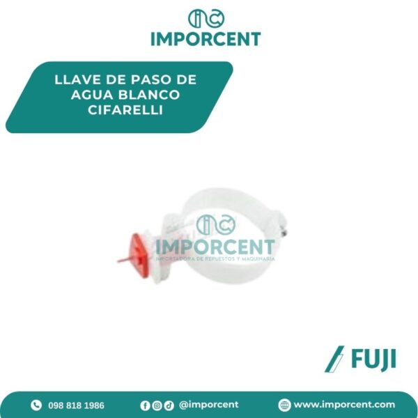 LLAVE DE PASO DE AGUA BLANCO CIFARELLI
