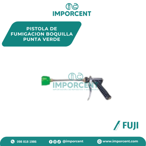 PISTOLA DE FUMIGACION BOQUILLA PUNTA VERDE