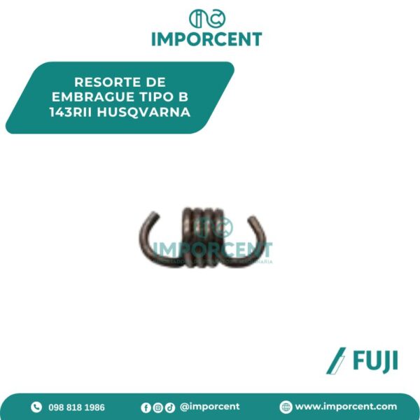 RESORTE DE EMBRAGUE TIPO B 143RII HUSQVARNA