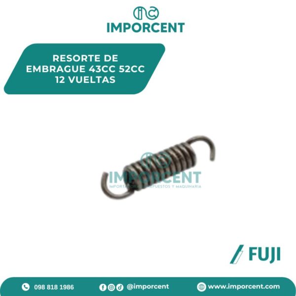 RESORTE DE EMBRAGUE 43CC 52CC 12 VUELTAS