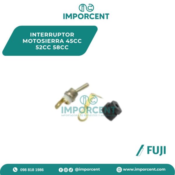 INTERRUPTOR MOTOSIERRA 45CC 52CC 58CC