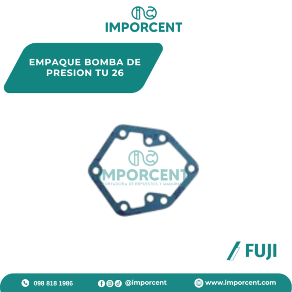 EMPAQUE BOMBA DE PRESION TU 26