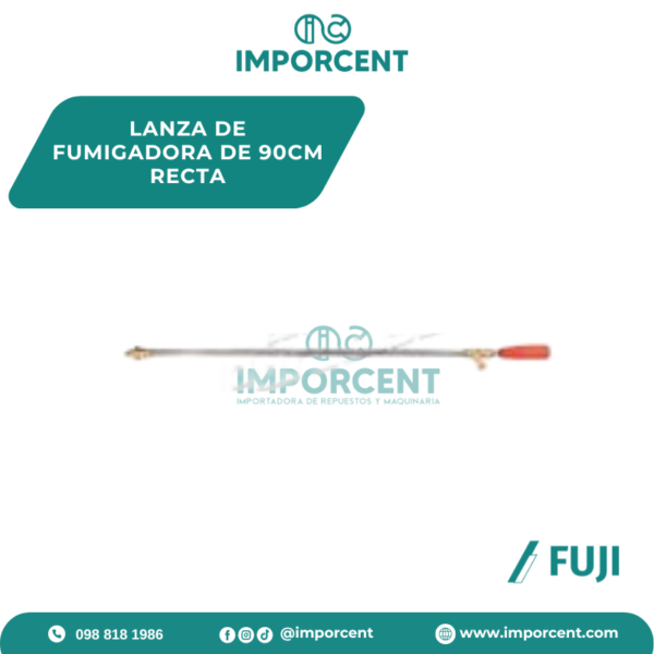 LANZA DE FUMIGADORA DE 90CM RECTA