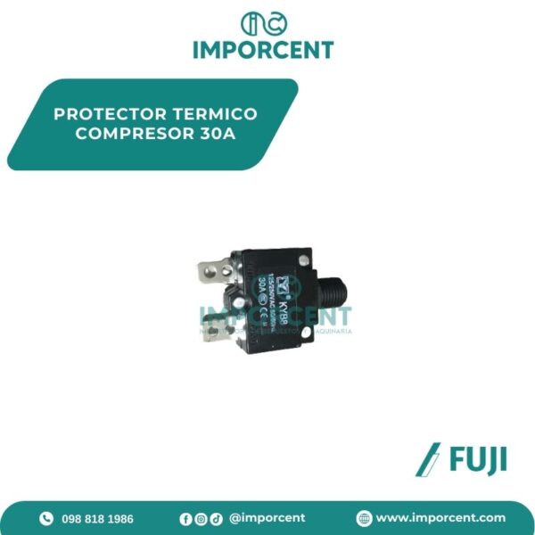 PROTECTOR TERMICO COMPRESOR 30A