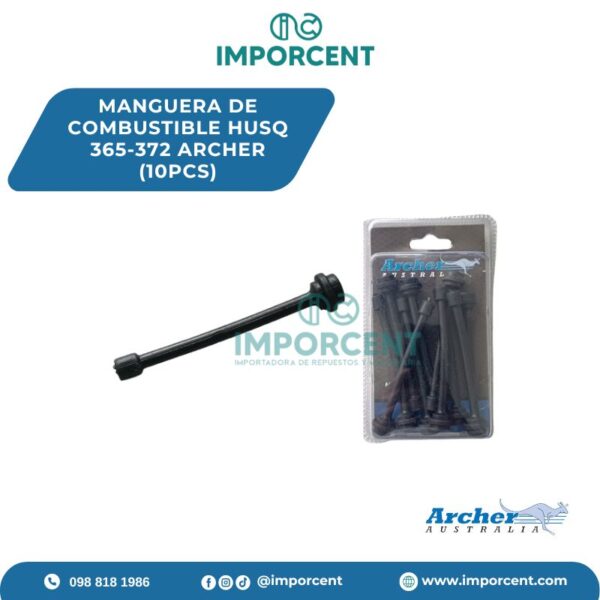 MANGUERA DE COMBUSTIBLE HUSQ 365-372 ARCHER (10PCS)