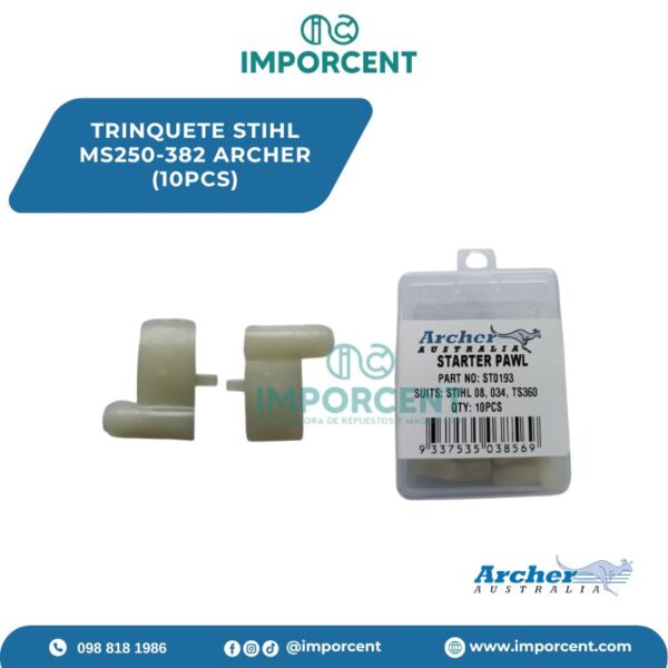 TRINQUETE STIHL  MS250-382 ARCHER (10PCS)