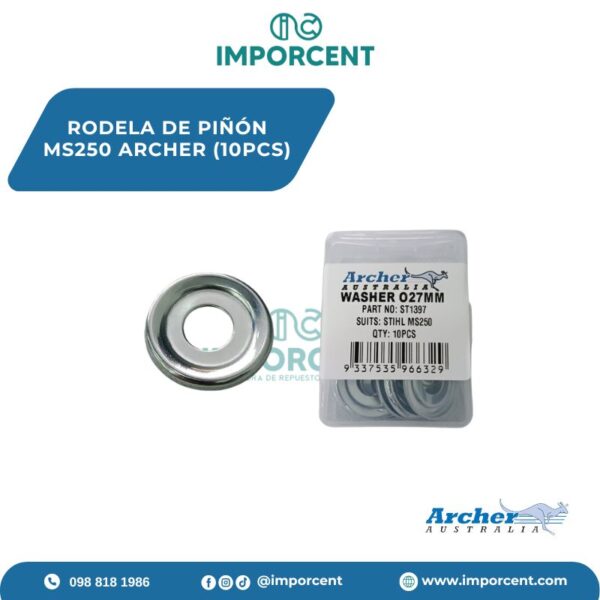 RODELA DE PIÑÓN   MS250 ARCHER (10PCS)