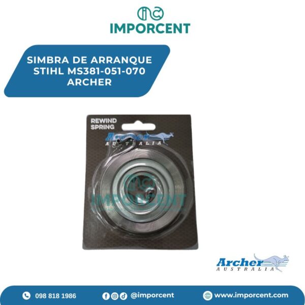 SIMBRA DE ARRANQUE STIHL MS381-051-070 ARCHER