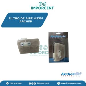 FILTRO DE AIRE MS381 ARCHER