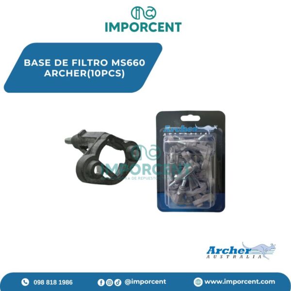 BASE DE FILTRO MS660 ARCHER(10PCS)